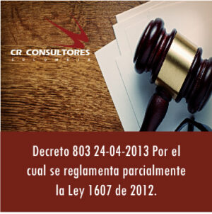 Decreto 803 de 2013