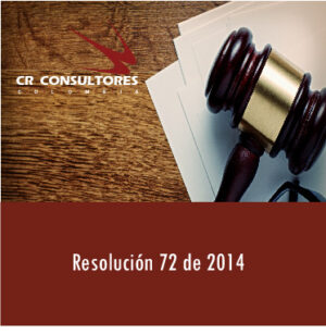 Resolución 72 de 2014