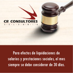 Para efectos de liquidaciones de salarios y…