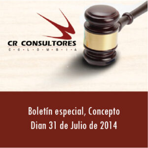 Concepto Dian 31 de Julio de 2014