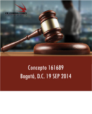 Concepto 161689  Bogotá, D.C. 19 SEP 2014