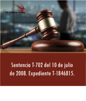 Sentencia T-702. Expediente T-1846815.