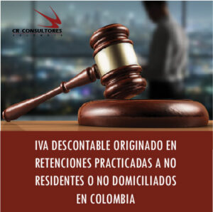 IVA DESCONTABLE ORIGINADO EN RETENCIONES….