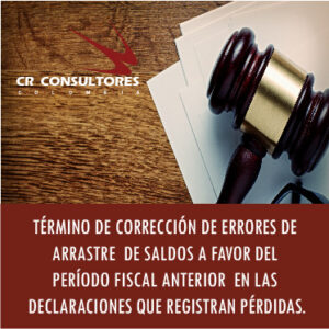 TÉRMINO DE CORRECCIÓN DE ERRORES DE ARRASTRE