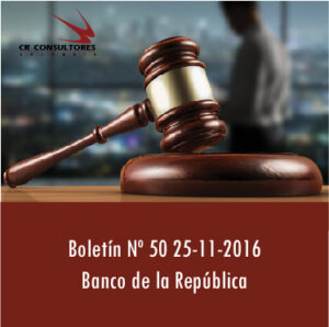 Boletín Nº 50  25-11-2016  Banco de la República