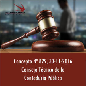 Concepto 829, NIIF personas naturales obligación de llevar contabilidad