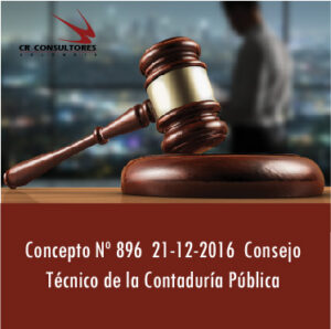 Concepto Nº 896  21-12-2016  Consejo Técnico de la Contaduría Pública