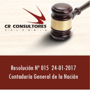 Resolución Nº 015  24-01-2017  Contaduría General de la Nación