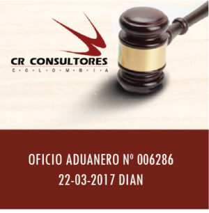OFICIO ADUANERO Nº 006286  22-03-2017.