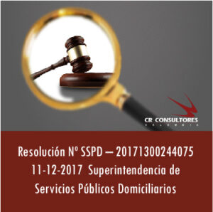 Resolución Nº SSPD – 20171300244075  11-12-2017