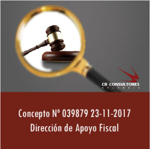 Concepto Nº 039879 23-11-2017 Dirección de Apoyo Fiscal