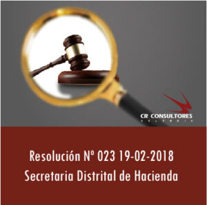 Resolución Nº 023 19-02-2018