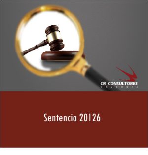 Sentencia 20126 – Impuestos.