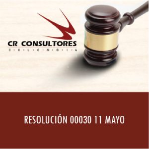 RESOLUCIÓN 00030 11 MAY