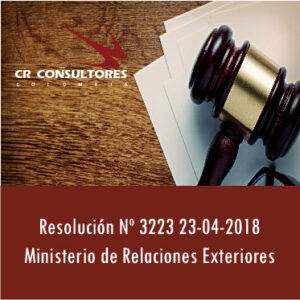 Resolución Nº 3223 23-04-2018