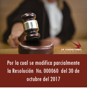 Resolución  No. 000060  del 30 de octubre del 2017
