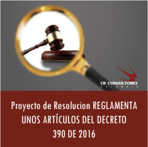 DECRETO 390 DE 2016 