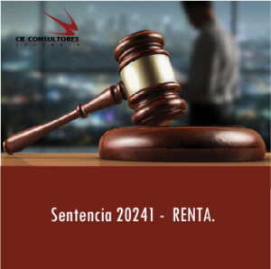 Sentencia 20241 –  RENTA.