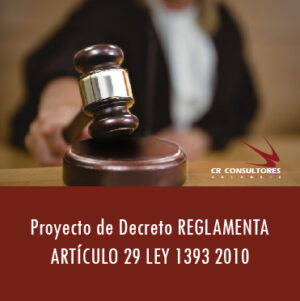 ARTÍCULO 29 LEY 1393 2010