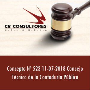 Concepto Nº 523 11-07-2018 Consejo Técnico de la Contaduría Pública