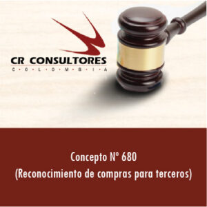 Concepto Nº 680 (Reconocimiento de compras para terceros)