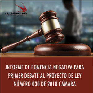 LEY NÚMERO 030 DE 2018 CÁMARA
