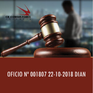 OFICIO Nº 001807 22-10-2018 DIAN