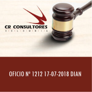 OFICIO Nº 1212 17-07-2018 DIAN