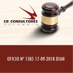 OFICIO Nº 1585 17-09-2018 DIAN