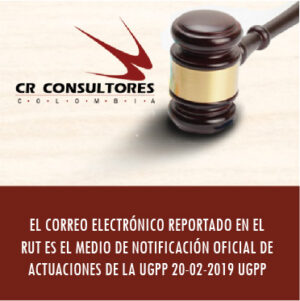 EL CORREO ELECTRÓNICO REPORTADO EN EL RUT