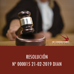 RESOLUCIÓN Nº 000015 21-02-2019 DIAN