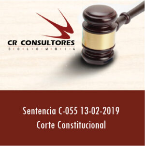 Sentencia C-055 13-02-2019 Corte Constitucional