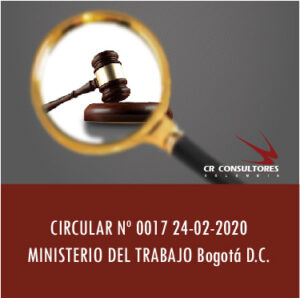 CIRCULAR Nº 0017 24-02-2020