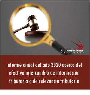 Informe anual del intercambio de información