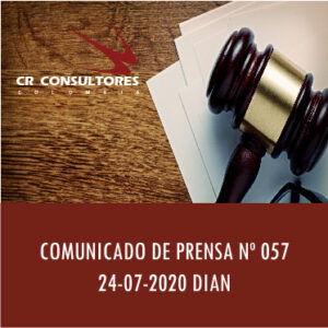 COMUNICADO DE PRENSA Nº 057 24-07-2020