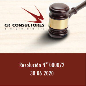 Resolución N° 000072 30-06-2020