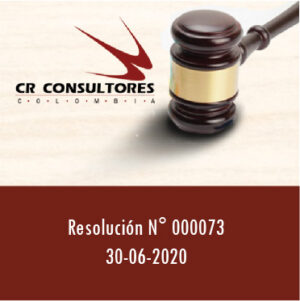 Resolución N° 000073 30-06-2020