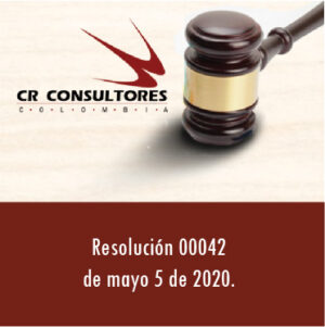 Resolución 00042 de mayo 5 de 2020.