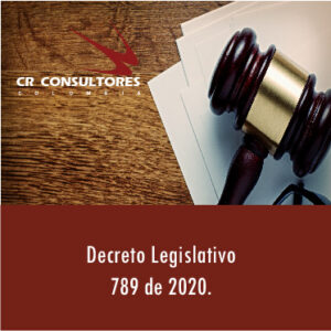 Decreto Legislativo 789 de 2020.