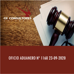 OFICIO ADUANERO Nº 1168 23-09-2020