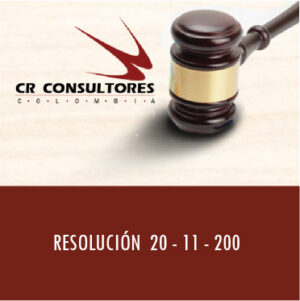 RESOLUCIÓN  20 – 11 – 200