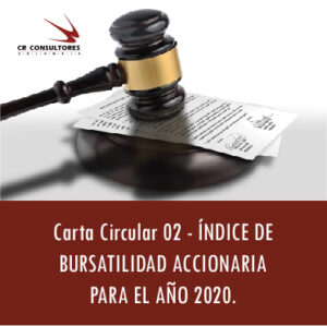 Carta Circular 02 – ÍNDICE DE BURSATILIDAD ACCIONARIA PARA EL AÑO 2020.