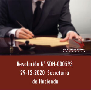Resolucion 000593 – POR LA CUAL SE MODIFICAN ALGUNOS PLAZOS PARA EL PAGO DE LAS DECLARACIONES DEL IMPUESTO DE INDUSTRIA Y COMERCIO, RETENCIÓN DEL IMPUESTO DE INDUSTRIA Y COMERCIO, IMPUESTO PREDIAL E IMPUESTO SOBRE VEHÍCULOS AUTOMOTORES POR LA VIGENCIA 2021 Y ANUAL DEL IMPUESTO DE INDUSTRIA Y COMERCIO DE LA VIGENCIA 2020 Y SE DICTAN OTRAS DISPOSICIONES”.