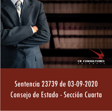 Sentencia 23739 de 03-09-2020 - Consejo de Estado - Sección Cuarta - Cr