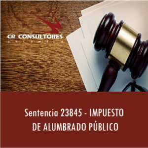 Sentencia 23845 – IMPUESTO DE ALUMBRADO PÚBLICO