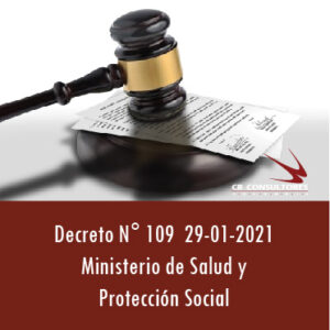 Decreto N° 109  29-01-2021  Ministerio de Salud y Protección Social