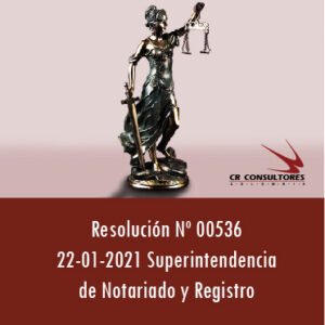 Resolución 00536 – POR LA CUAL SE ACTUALIZAN LAS TARIFAS DE LOS DERECHOS POR CONCEPTO DEL EJERCICIO DE LA FUNCIÓN NOTARIAL.