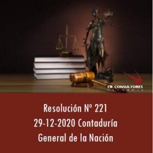 Resolución 221 – 29-Dic-2020 – “POR LA CUAL SE MODIFICA EL CATÁLOGO GENERAL DE CUENTAS DEL MARCO NORMATIVO PARA ENTIDADES DE GOBIERNO”.
