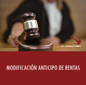 Proyecto de Decreto MODIFICACIÓN ANTICIPO DE RENTAS.