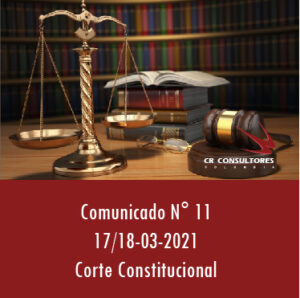 Comunicado de Prensa 11 – REGULACIÓN DE LAS ACTIVIDADES RELACIONADAS CON EL SERVICIO DE ENERGÍA ELÉCTRICA.
